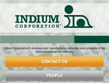 Tablet Screenshot of indium.com