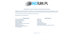 Desktop Screenshot of indium.pl